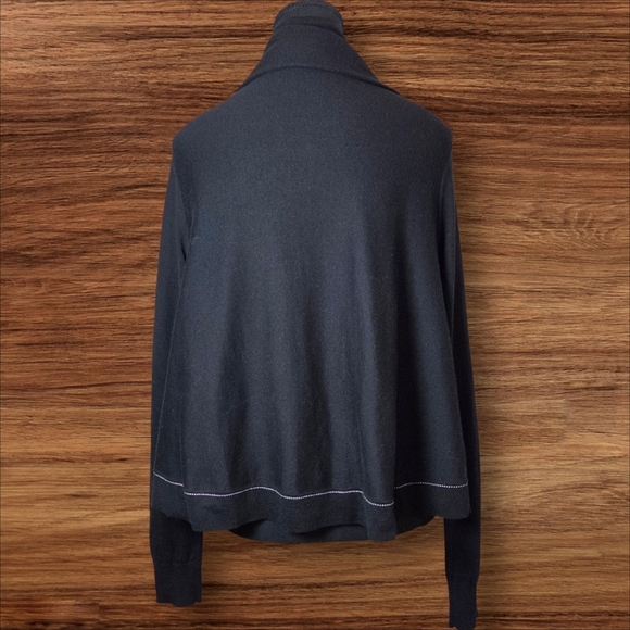 Cabi Black Open Front Cardigan Size Med - Picture 3 of 5